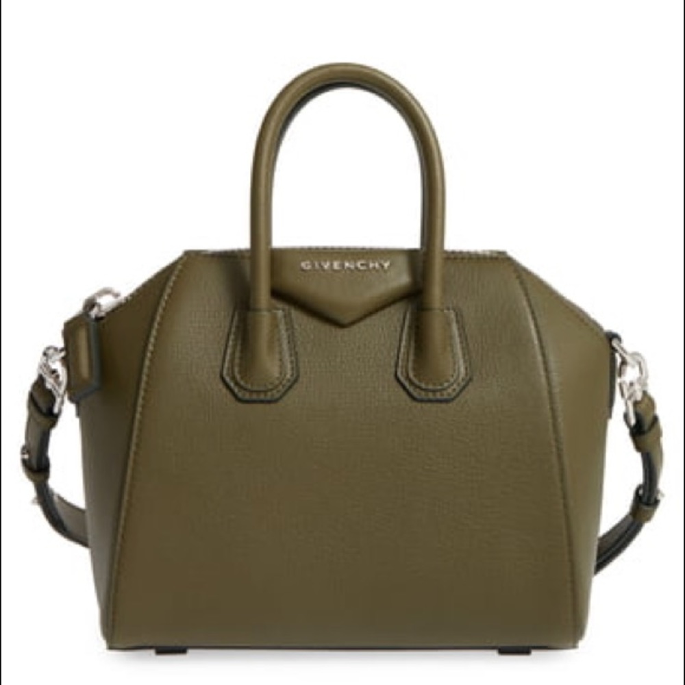GIVENCHY Mini Antigona' Sugar Leather Satchel